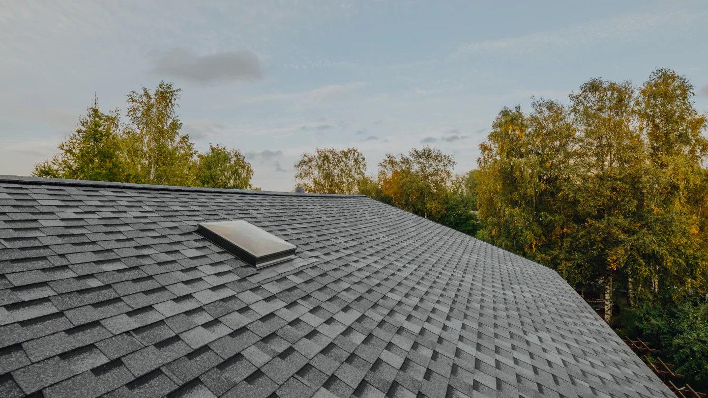 view of a newly installed shingle roof tempe az